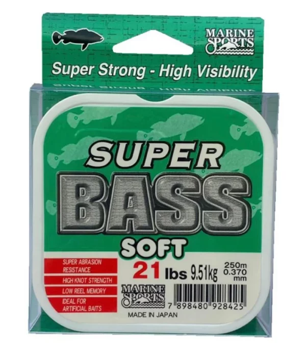 Linha Monofilamento Marine Sports Super Bass Soft 250 metros - Verde - Image 2