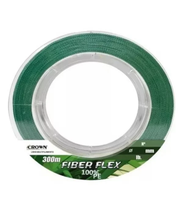 Linha Multifilamento Flex Crow Fiber 4x 100% PE 300 metros - Image 2