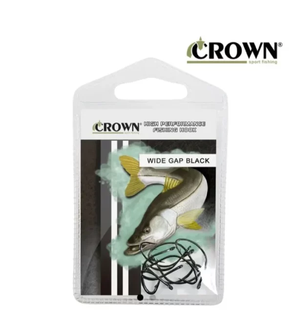 Anzol Crown wide gap com 10 pçs