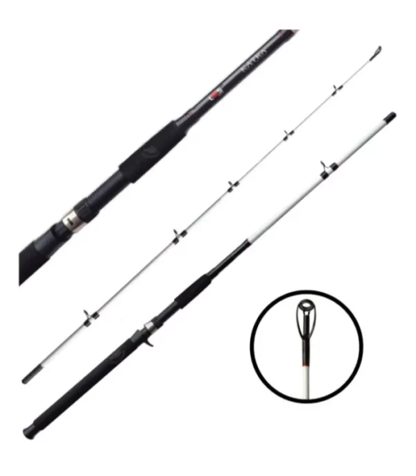 Vara De Pesca Carretilha Lumis Katra 2.40m- 20-50lbs - 2 Partes